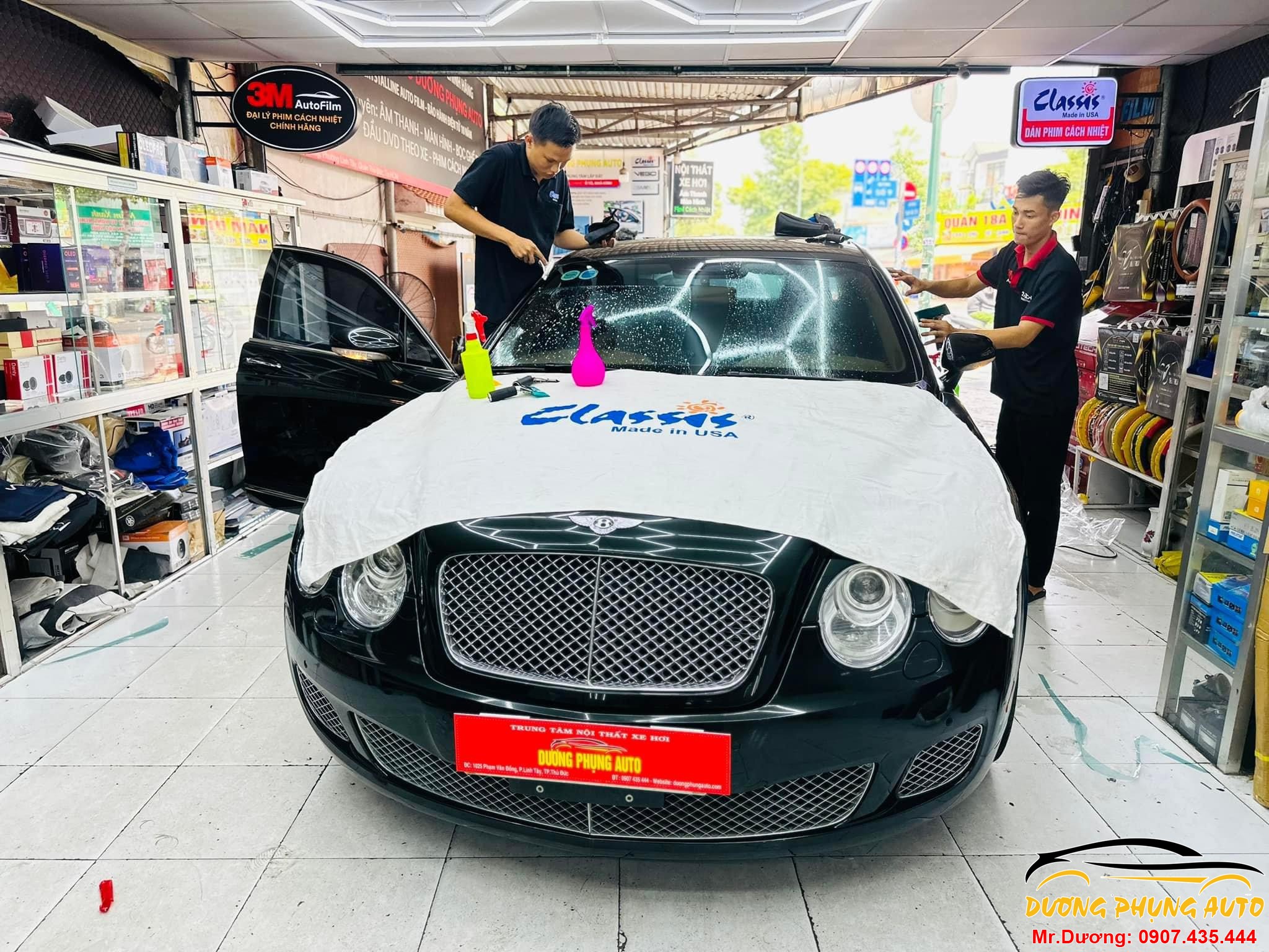 Phim cách nhiệt Classis cho xe bentley