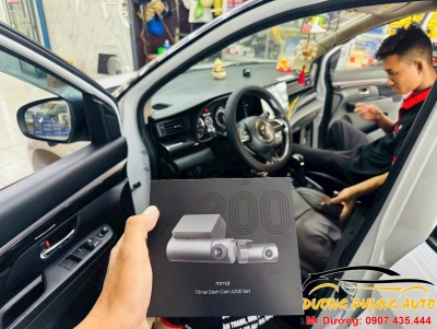 Camera hành trình 70mai A200 ghi hình trước và sau cho xe Suzuki