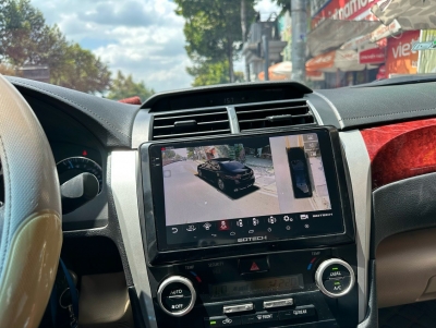 Lắp đặt màng hình android 360 cho xe toyota camry