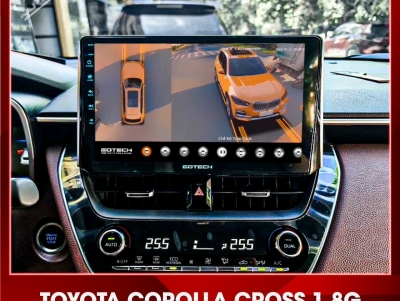 màn hình android xe toyota cross 2022