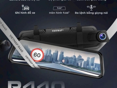 VIETMAP R440 – GƯƠNG CAMERA HÀNH TRÌNH CAO CẤP, NÂNG TẦM TRẢI NGHIỆM LÁI XE!