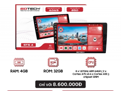 Màn Hình Android Gotech GTS4 ở Thủ Đức