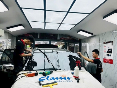 Dán phim cách nhiệt Classis cho xe Mitsubishi Pajero