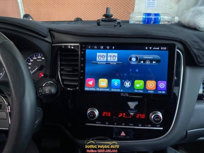 màn hình android xe mitsubishi oulander 2020