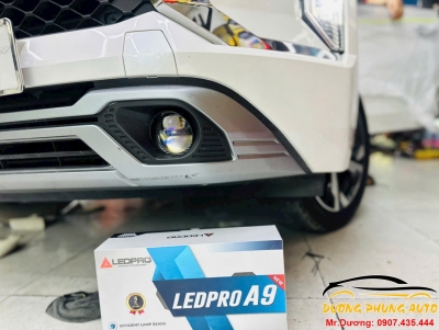 Đèn bi gầm LEDPRO A9 lắp trên Mitsubishi Xpander tại Sài Gòn