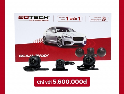 Camera 3 mắt cho xe ô tô Gotech Gcam-3way