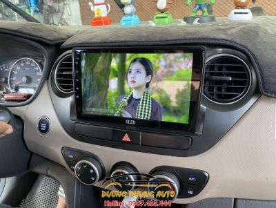 màn hình dvd android oled xe hyundai i10 2011 đến 2020