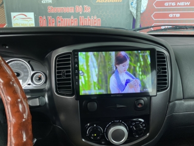 màn hình android gotech xe ford escape 2012