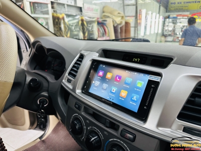 màn hình android 7in theo xe toyota innova ,fortuner