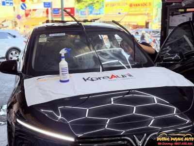 Dán phim cách nhiệt hàn quốc KoreAuni xe Vinfast Limo Green 