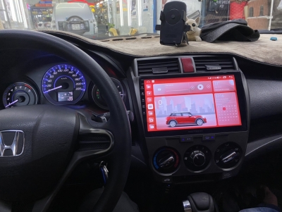màn hình android gotech xe honda city 2013