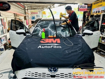 Dán phim cách nhiệt 3M chính hãng cho xe Toyota Cross 2024 Tại Sài Gòn