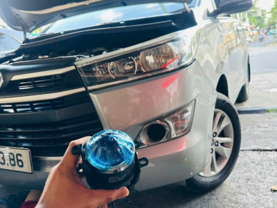 Lắp đặt bi gầm cho xe Innova