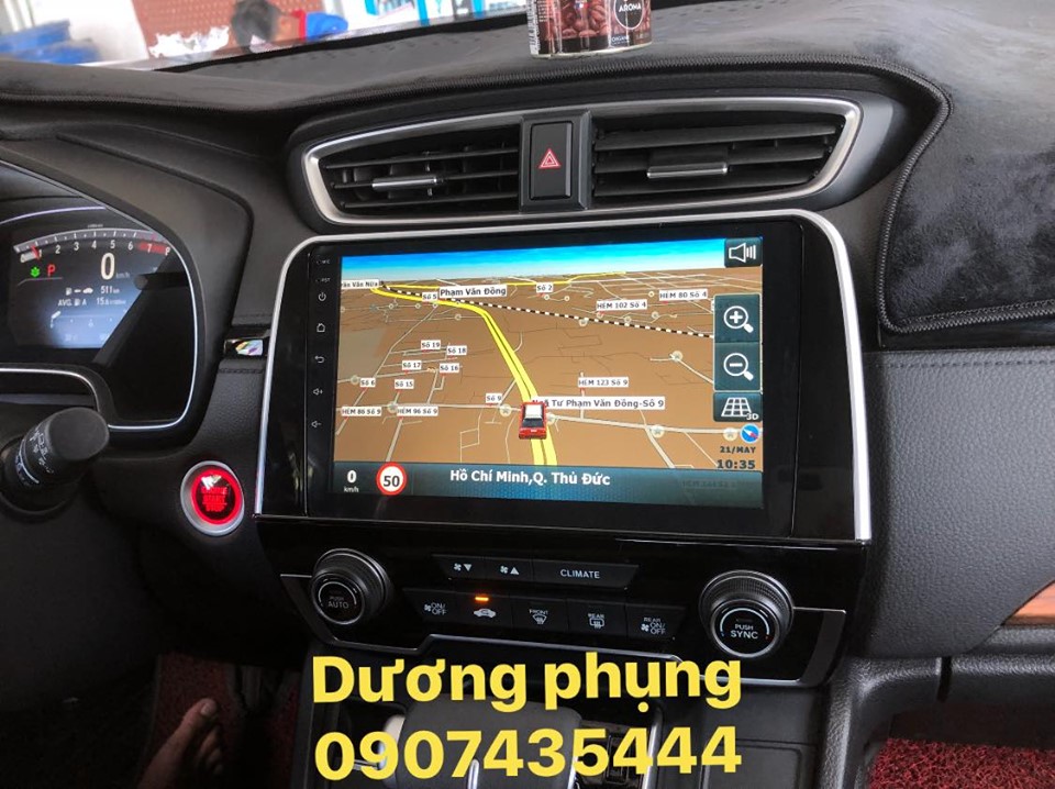 màn hình android xe honda crv 2019