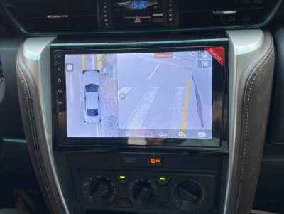 lắp đặt màn hình android oled pro x3 360 cho xe fortuner 2020