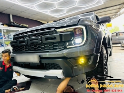 Độ bi gầm Led Pro A8 cho xe Ford Ranger Raptor 2024  
