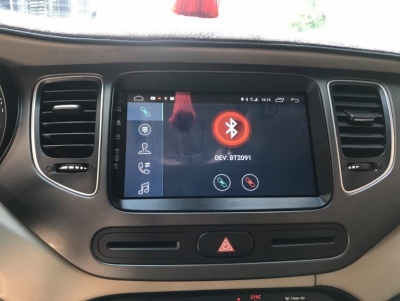 lắp đặt màn hình android cho xe kia rondo tại quận tân bình