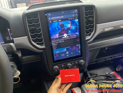 Lắp đặt android box cho  xe ford everest 2023