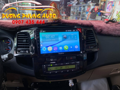 gắn đầu android oled pro cho xe fotuner tại dương phụng auto