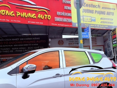 Dán phim cách nhiệt đổi màu xe xpander