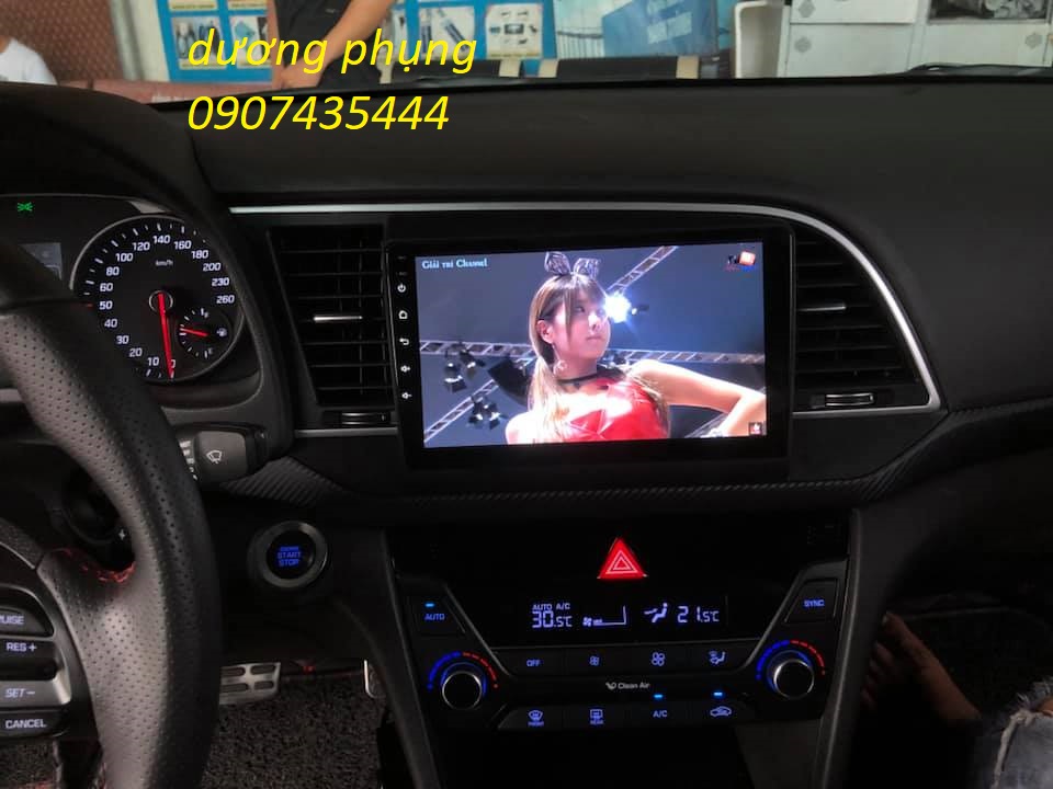 màn hình android  xe hyundai elantra 2018