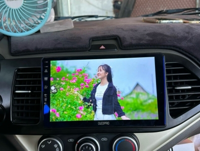 Lăp màng hình cho xe Kia Morning 2019