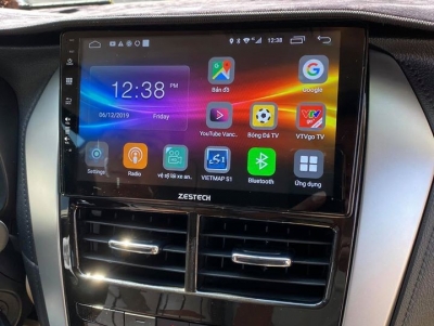 màn hình android zestech cho xe toyota vios 2019