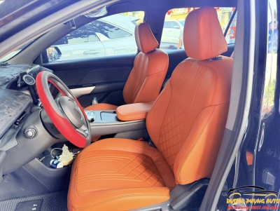 Bọc ghế da xe limo green