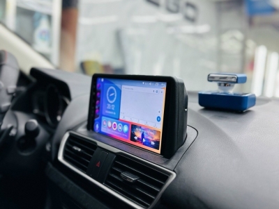 Lắp màng hình android cho xe mazda 3 đời 2016