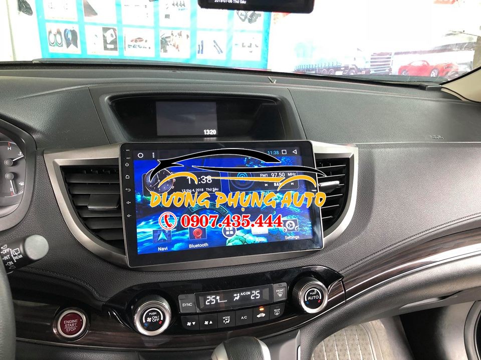 màn hình android  xe honda crv 2015