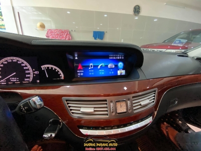 màn hình android xe mercedes S300 tại hồ chí minh