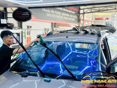 Dán phim cách nhiệt đổi màu trên xe SUZUKI