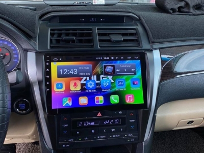 màn hình android zulex cho xe toyota camry 2019