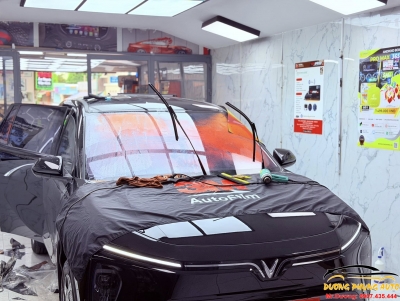 Dán film cách nhiệt 3M cho xe Vinfast Limo Green tại Thủ Đức