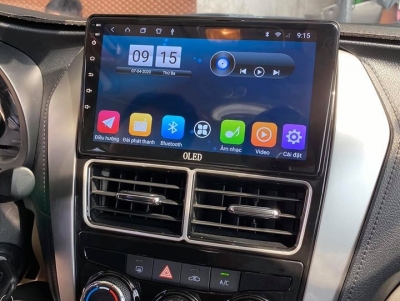 màn hình android oled c2 xe toyota vios 2020 tại quãng ngãi