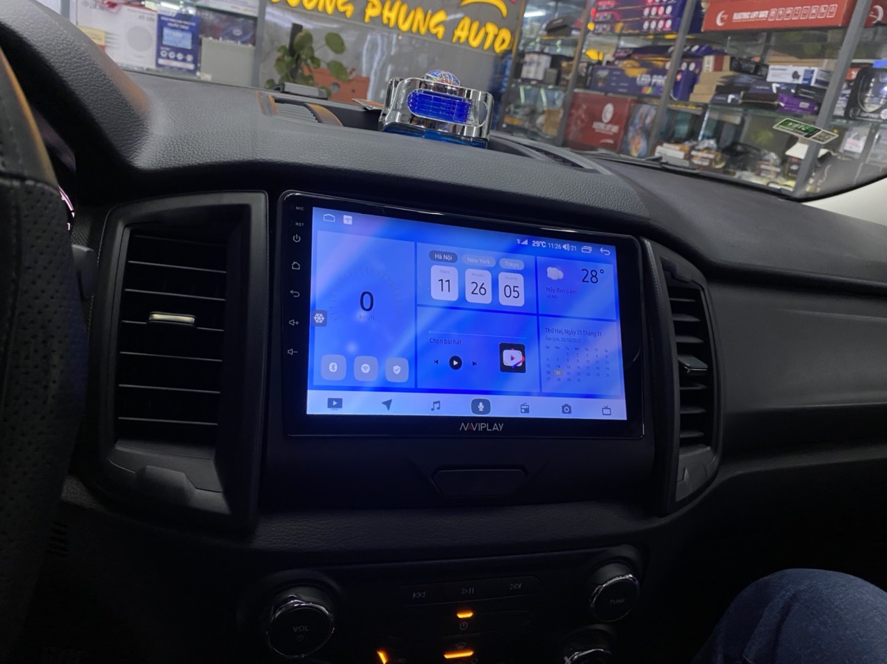 màn hình android naviplay xe ford everest 2022