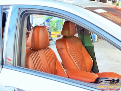 Bọc ghế da nappa xe Vinfast Limo Green