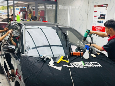 Dán phim cách nhiệt xe Vinfast Herio Green 