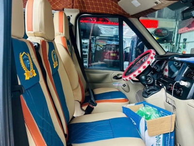 Nâng cấp nội thất Ford Transit 2019 tại Thủ Đức